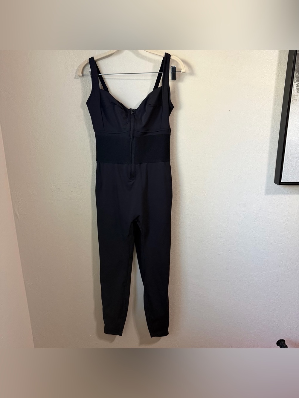 SHAPELLX Black Shapewear Jumpsuit Bodysuit Size M NWT Compression body-shaping - Picture 3 of 16
